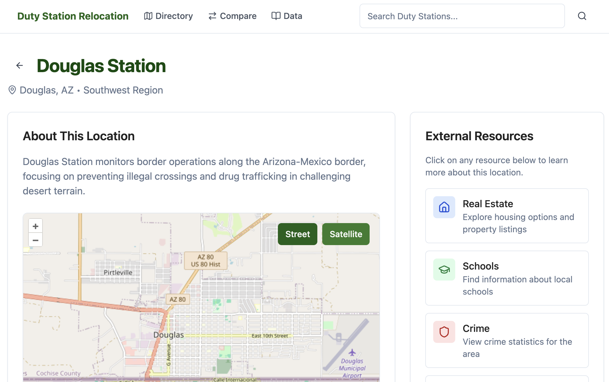 Duty Station website screenshot