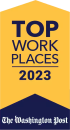 The Washington Post Top Workplaces 2023 Logo