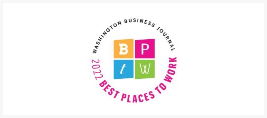2022 washington business journal best places to work logo